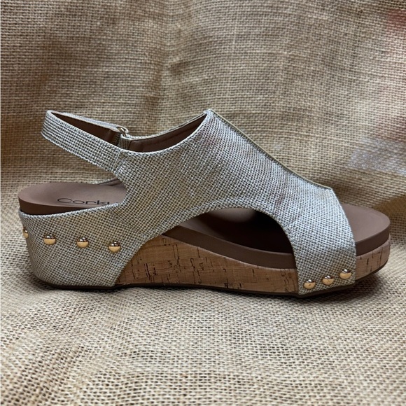 Corkys Women's Tan Wedges - Volta II - Picture 7 of 8